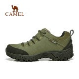 camel 骆驼登山鞋 正品 真皮反绒牛皮户外运动男鞋 休闲徒步鞋